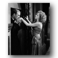 Greta Garbo Conrad Nagel Photo 8x10 The Mysterious Lady 1928 Film Set