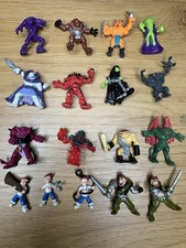 Vintage Mighty Max Mini Figures Lot of 17 Bluebird Toys Heroes & Villains 90s
