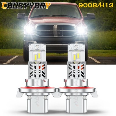 For Dodge Challenger SXT Coupe 2009-2014 9008/H13 LED Headlight Hi Low Bulbs Kit