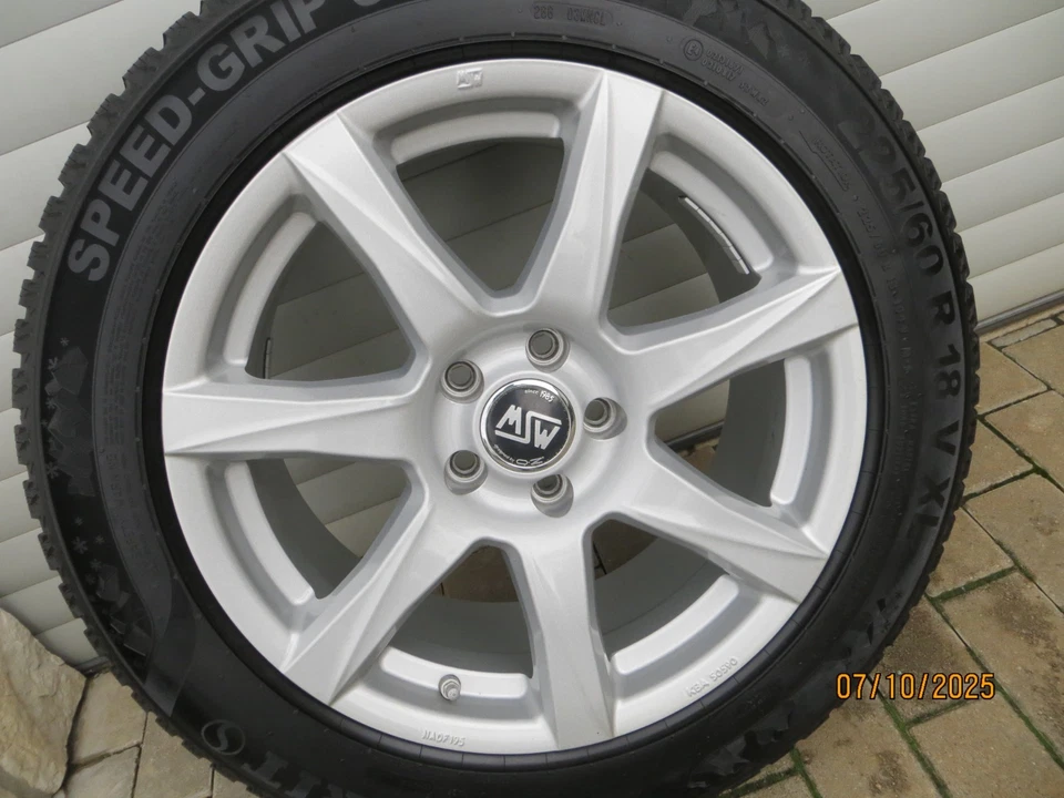 18 Zoll Winterräder 8x18 ET40 KBA 50590 Renault Koleos 225/60R18 RDKS   8 mm - Bild 3 von 4
