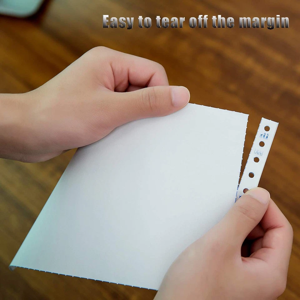 9-1/2 x 11 Inches NCR Continuous Feed Computer Paper 2-Ply, 1000 Count Carbon... - Image 4 of 4