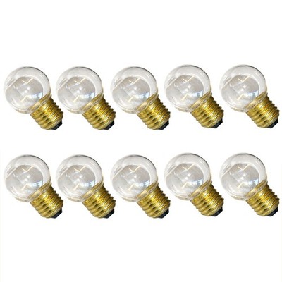 10 x LED Tropfen 0,7W E27 KLAR warmweiß 2700K für außen Kugel Birne Lichterkette