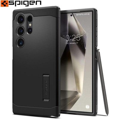 Handyhülle für Galaxy S24 Ultra Spigen Case Cover Futeral Tasche Hülle Schwarz