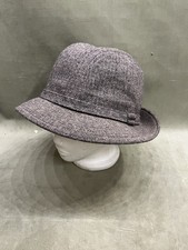 Vintage Stetson Pork Pie Fedora Hat Wool Blend 7 1/2-7 5/8 X-Large Classic Brown