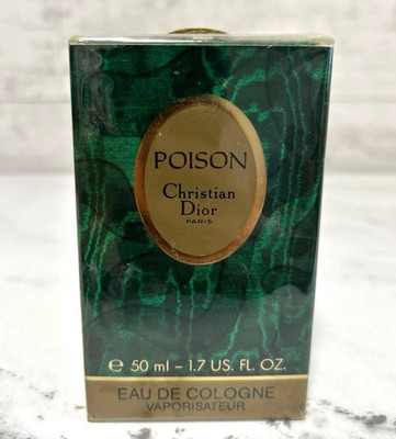 Christian Dior Poison Eau de Cologne Spray 50ml 1.7oz EDC Perfume w/Box Sealed