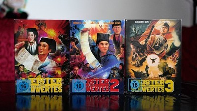 Meister des Schwertes 1 - 3 Trilogy - Mediabook Bundle Cover A Blu-ray + DVD NEU
