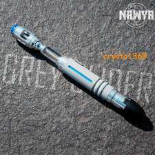 NAWYA Doctor Who 10th Metal Sonic Screwdriver Replica LED Hand Lamp Retractable  