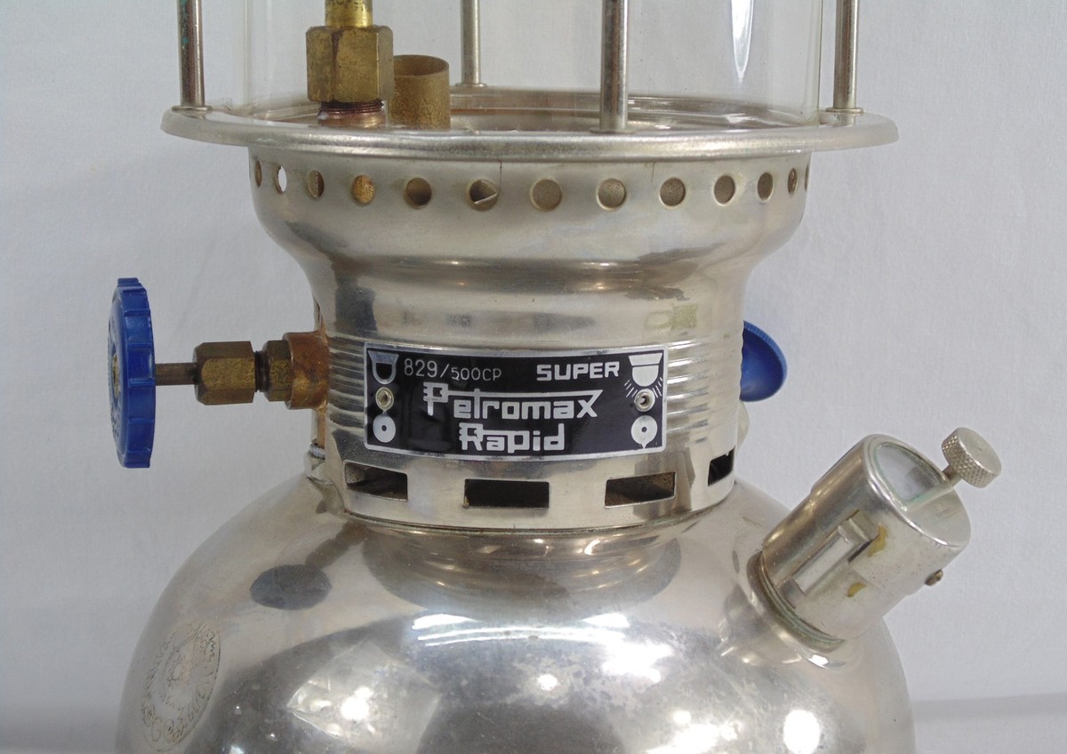 Vintage Germany Super Petromax Rapid Kerosene Lamp 829/500CP