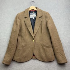 JOULES Tweed Jacket UK 12 Blazer LARKWORTH Herringbone Hacking Equestrian Parade
