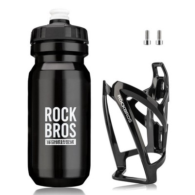 ROCKBROS Fahrrad Flaschenhalter PC mit Trinkflasche für MTB Rennrad 600ml DHL