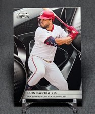 Luis Garcia Jr. 2025 Topps Chrome Black Baseball Card #140 Washington Nationals