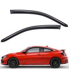 Tape-on Window Vent Visors Rain Guards For 2001-2005 Honda Civic Coupe 2-doors Tape-on Window Vent Visors Rain Guards For 2001-2005 Honda Civic Coupe 2-doors