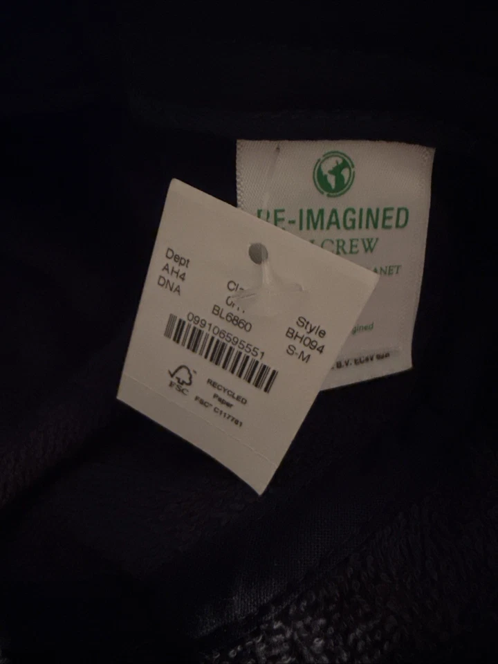 J экипажа унисекс махровой ткани ведро шляпа, размер S-M, темно-синий новый с Ярлыками - Изображение 4 из 4