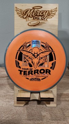 Axiom Discs Fission Pyro Tour Of Terror Disc Golf Disc 178g Orange w/ Blue Rim