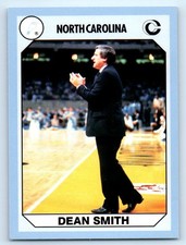 1990-91 Collegiate Collection North Carolina Tar Heels #1 Dean Smith NCAA