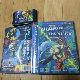 SHADOW DANCER THE SECRET SHINOBI    Sega Mega Drive "good" Japan Used