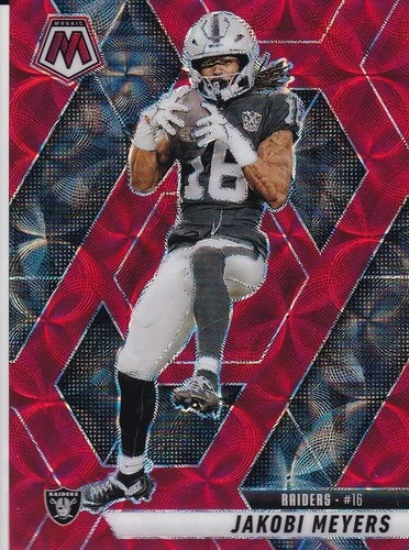 2025 Panini Mosaic Football Red Scope Jakobi Meyers #62