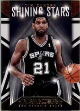 2014-15 Hoops Shining Stars #15 Tim Duncan Card