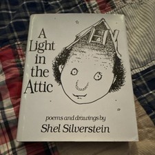 Shel Silverstein A Light in the Attic Hardcover Ages 4-8 Poetry Illustrated DJ