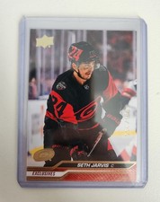 2023-24 Upper Deck Seth Jarvis Exclusives /100 #31 Carolina Hurricanes
