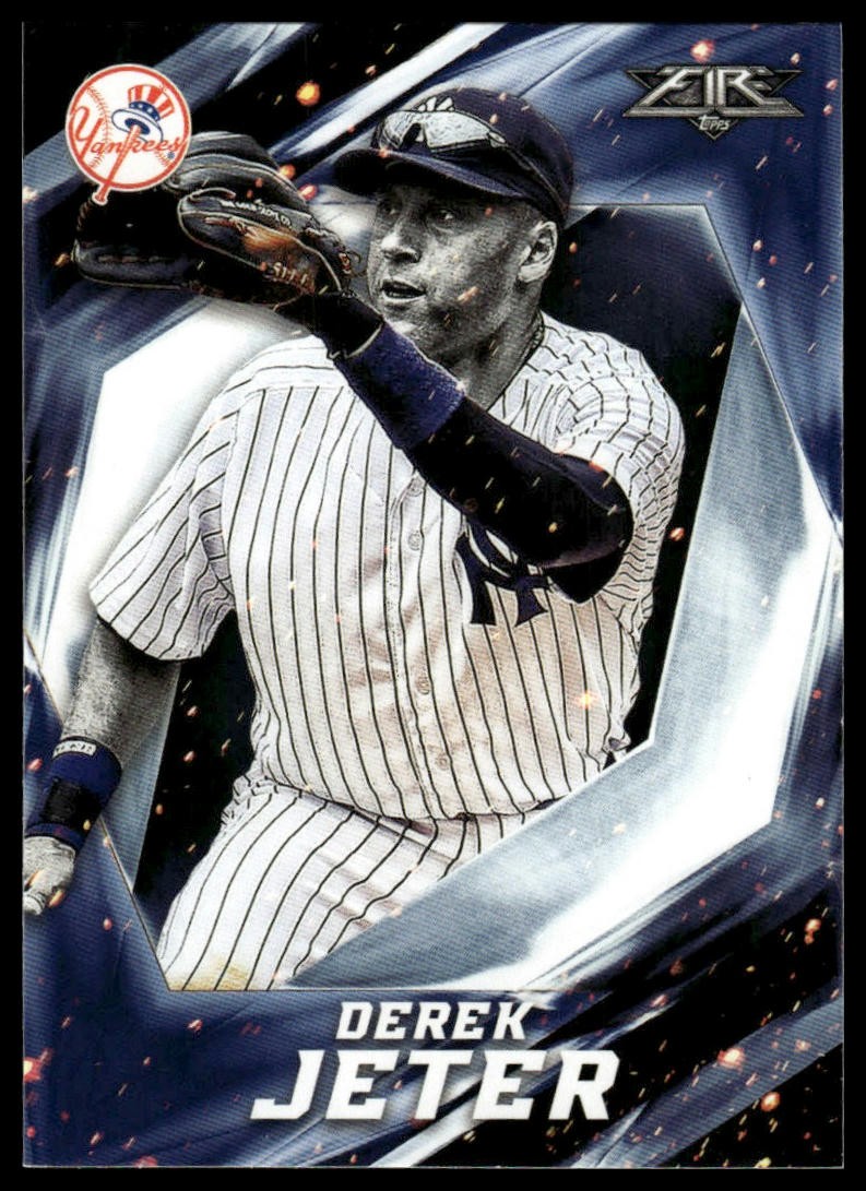 2017 Topps Fire #75 Derek Jeter
