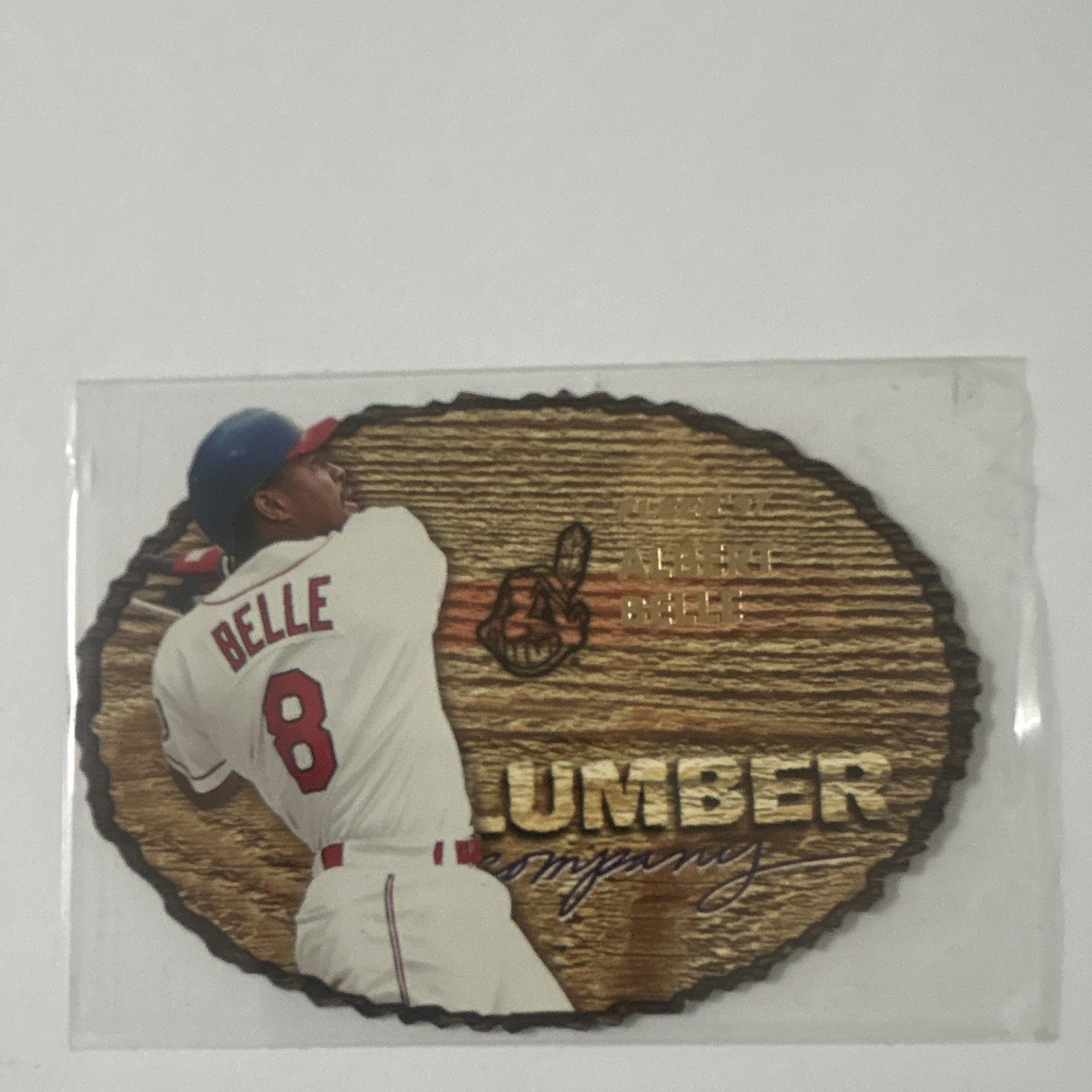1997 Fleer Albert Belle Die Cut Insert #3 Lumber Company