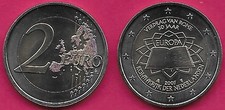 NETHERLANDS 2 EURO 2007 UNC 1 YEAR TYPE,50th ANNIVERSARY OF THE TREATY OF ROME,C