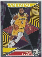 LEBRON JAMES KING 2021-22 PANINI ILLUSIONS AMAZING SP FOIL INSERT #5