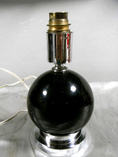 🇫🇷 ANCIENNE RARE LAMPE BOULE STILE ADNET CHROME ANNEE 70 LAMP VINTAGE