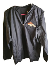 Vintage 90s Nike Denver Broncos Reversible Pullover Windbreaker Medium Pro Line