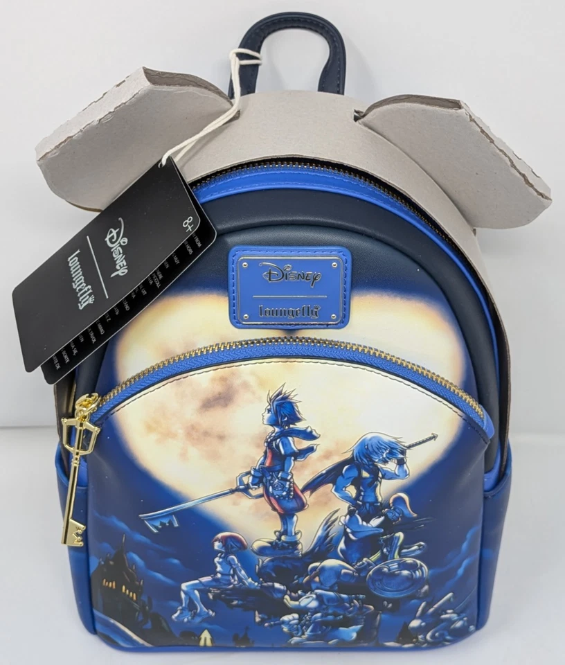 Mini Mochila Loungefly Disney Kingdom Hearts Mickey Exclusiva de Amazon *EN MANO* Foto 3 de 4