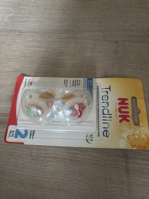 Nuk Trendline Schnuller Gr 2 6 18 Monate Latex Alte Form Selten