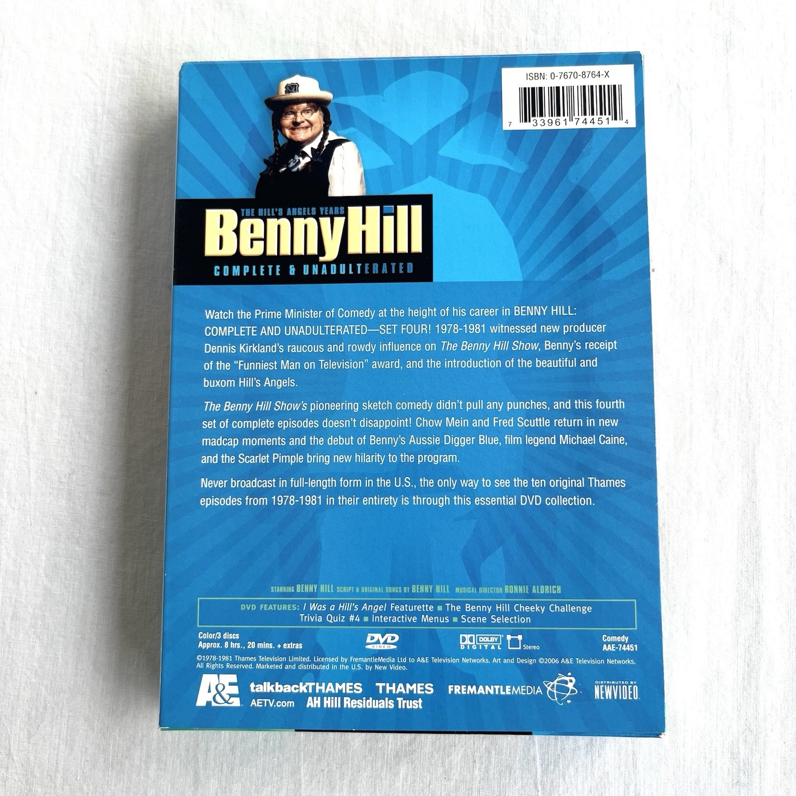 Benny Hill Complete & Unadulterated - The Hill's Angels Years Set 1978-1981