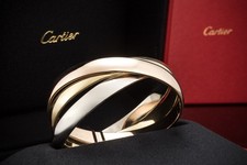 Cartier Trinity Armreif XL Armband Extragrosses Modell Gold Tricolor OVP Schmuck