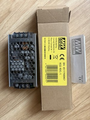 MEAN WELL RSD-60G-5 DC/DC-Wandler 12 V/DC, 24 V/DC, 36 V/DC - 5 V/DC/12 A 60 W