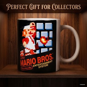 Pyramid America: Super Mario Bros: NES Cover - 11oz Ceramic Mug, Licensed