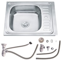 KüChenspüLe 60CM EinbauspüLe Edelstahl SpüLbecken Abwaschbecken SpüLe ️