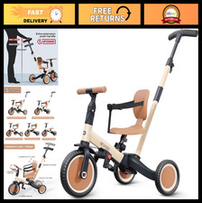 5-in-1 Tricycle for Toddlers 1-3, Adjustable Toddler Bike, Perfect Birthday Gift