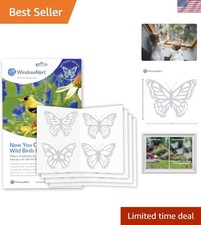 Nature-Inspired Butterfly Decal Set - Protect Birds from Glass Collisions