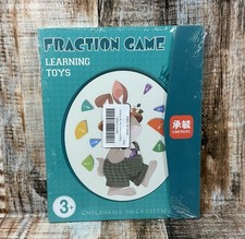 FRACTION GAME LEARNING TOYS Children's Necessities Ages 3 Score Learning Book