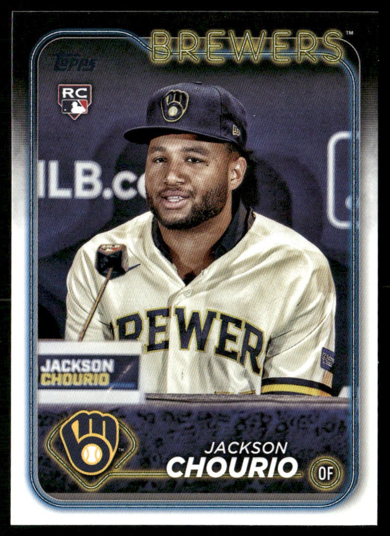 Jackson Chourio 2024 Topps Rookie Variations #698 Milwaukee Brewers