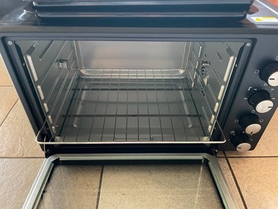 First Austria FA-5046-1 Mini-Backofen 45L 2000W Umluft Drehspieß Grillrost neuw.