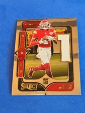 2024 Xavier Worthy ROOKIE RC Panini Select #8 Numbers 