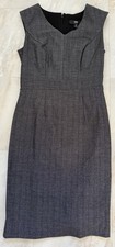 Mossimo Stretch Dress Womens Size 2 Gray Sleeveless Sheath Lined Workwear Zipper