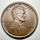 1909-S  LINCOLN CENT   XF+  KEY DATE #1707