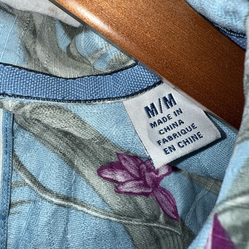 Tommy Bahama Palma Novella Silk Camp Shirt Herren M Floral Kurzarm - Bild 4 von 14