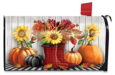Briarwood Lane Fall Boots Mailbox Cover