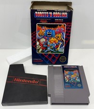 Ghosts ’n Goblins NES Nintendo w/ Box, Cartridge, Sleeve & Foam - NO MANUAL