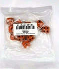 Warhammer 40k Kill Team Octarius Dice - 10x Orange/Black D6.