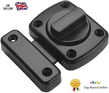 Bathroom Door Bolt Slide Latch Lock Stainless Steel Matte Black 55mm ✅